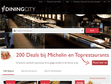Tablet Screenshot of diningcity.nl